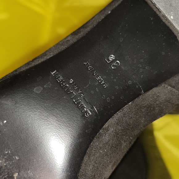 saint laurent booties suede joplin buckle - Picture 6 of 10